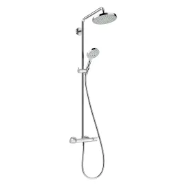 Croma showerpipe 220 thermostat by hansgrohe